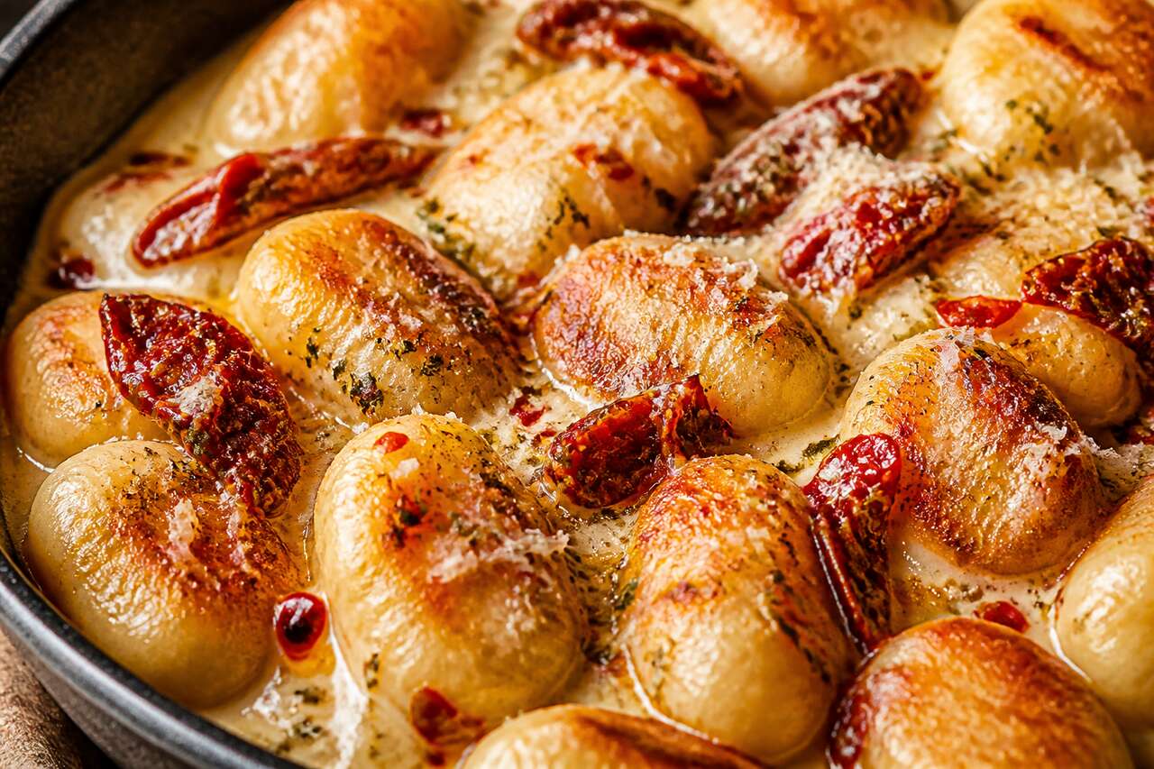 Gnocchis à la crème et tomates cerises : recette savoureuse