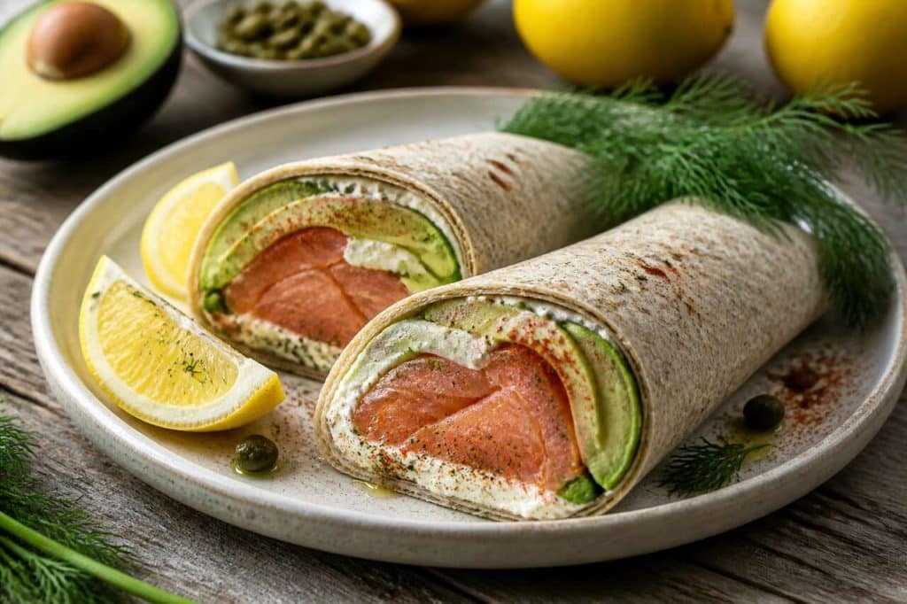 Wrap saumon avocat : recette délicieuse et facile