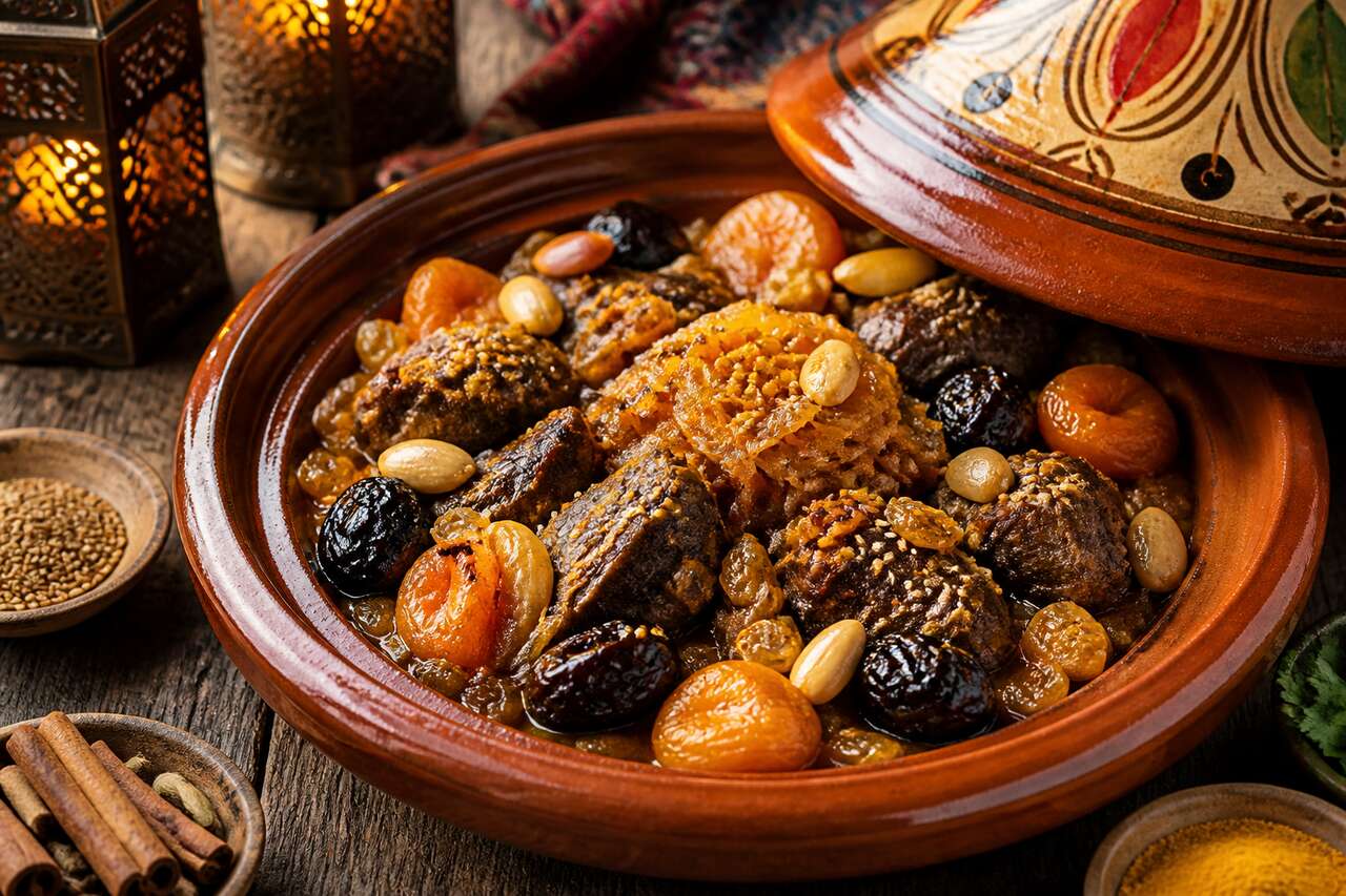Tajine d'agneau aux fruits secs : la recette savoureuse