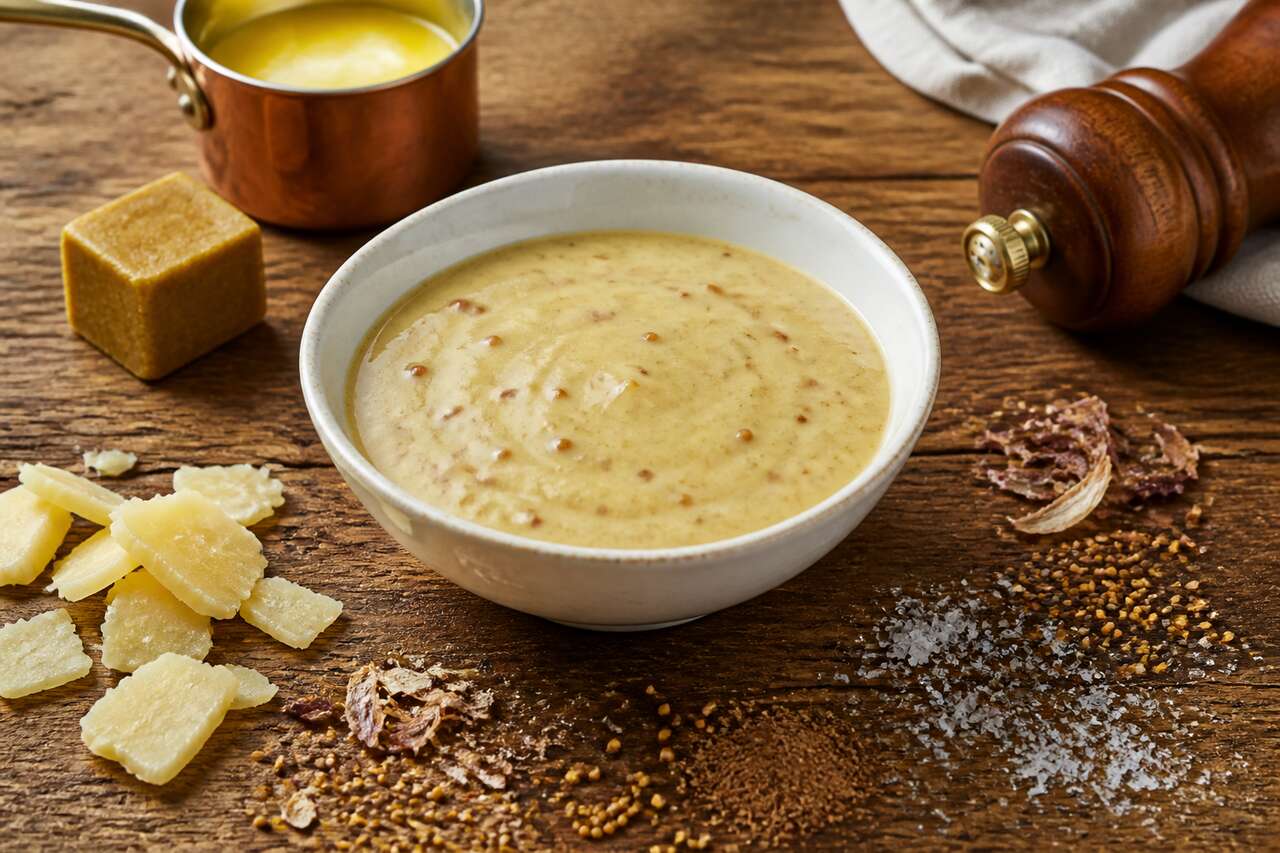 Sauce gouda et moutarde à l'ancienne : découvrez la recette