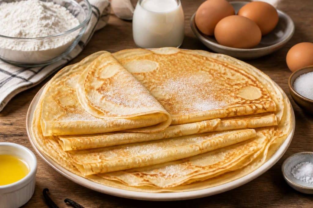 Recette de crêpes françaises légères par Hervé Cuisine