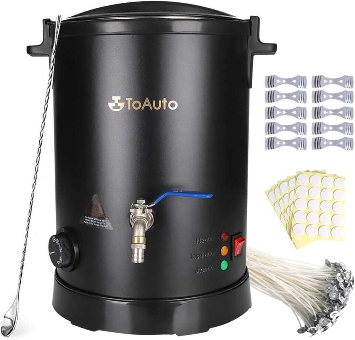 Test : récipient électrique TOAUTO 8L pour bougies