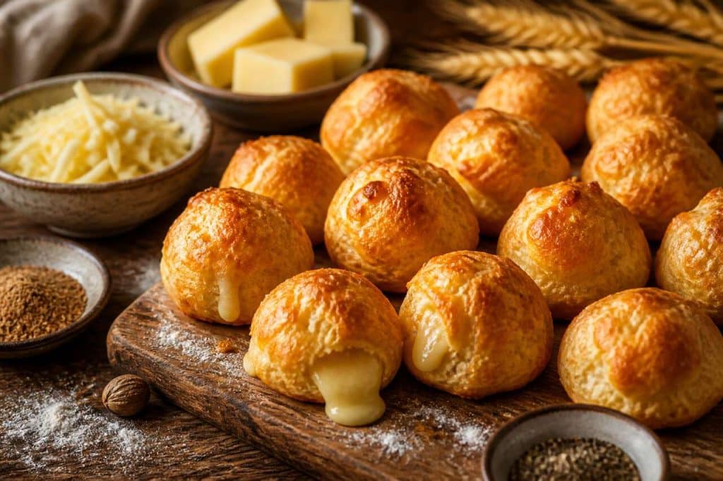 Gougères aux fromages : recette gourmande pour vos apéritifs