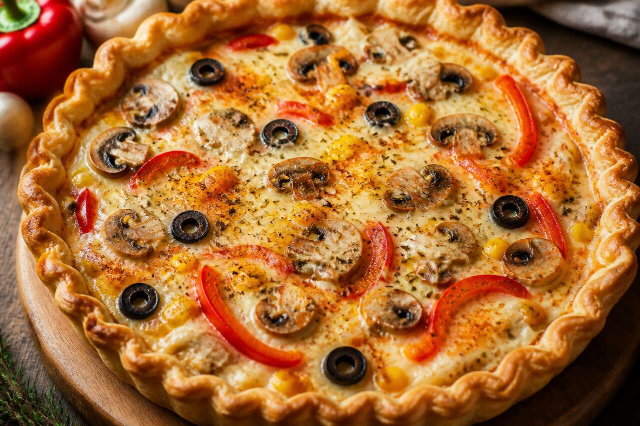 Tourte aux légumes et fromage : recette savoureuse et facile
