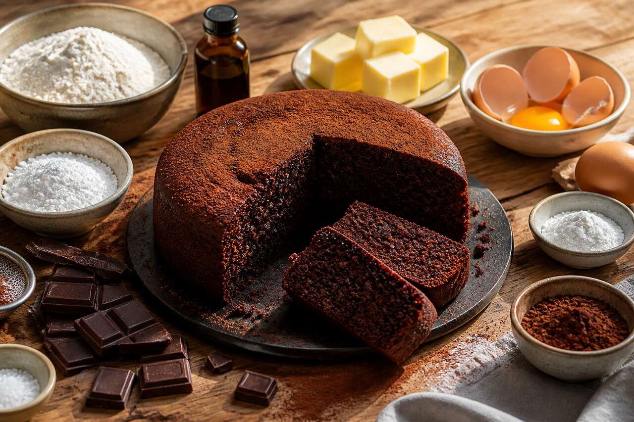 Recette de cake au chocolat ultra moelleux