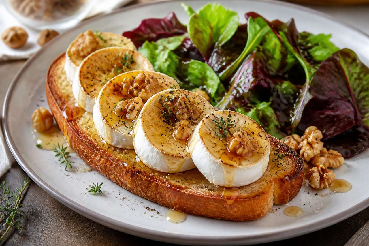 Chèvre chaud sur tartine briochée : une recette gourmande
