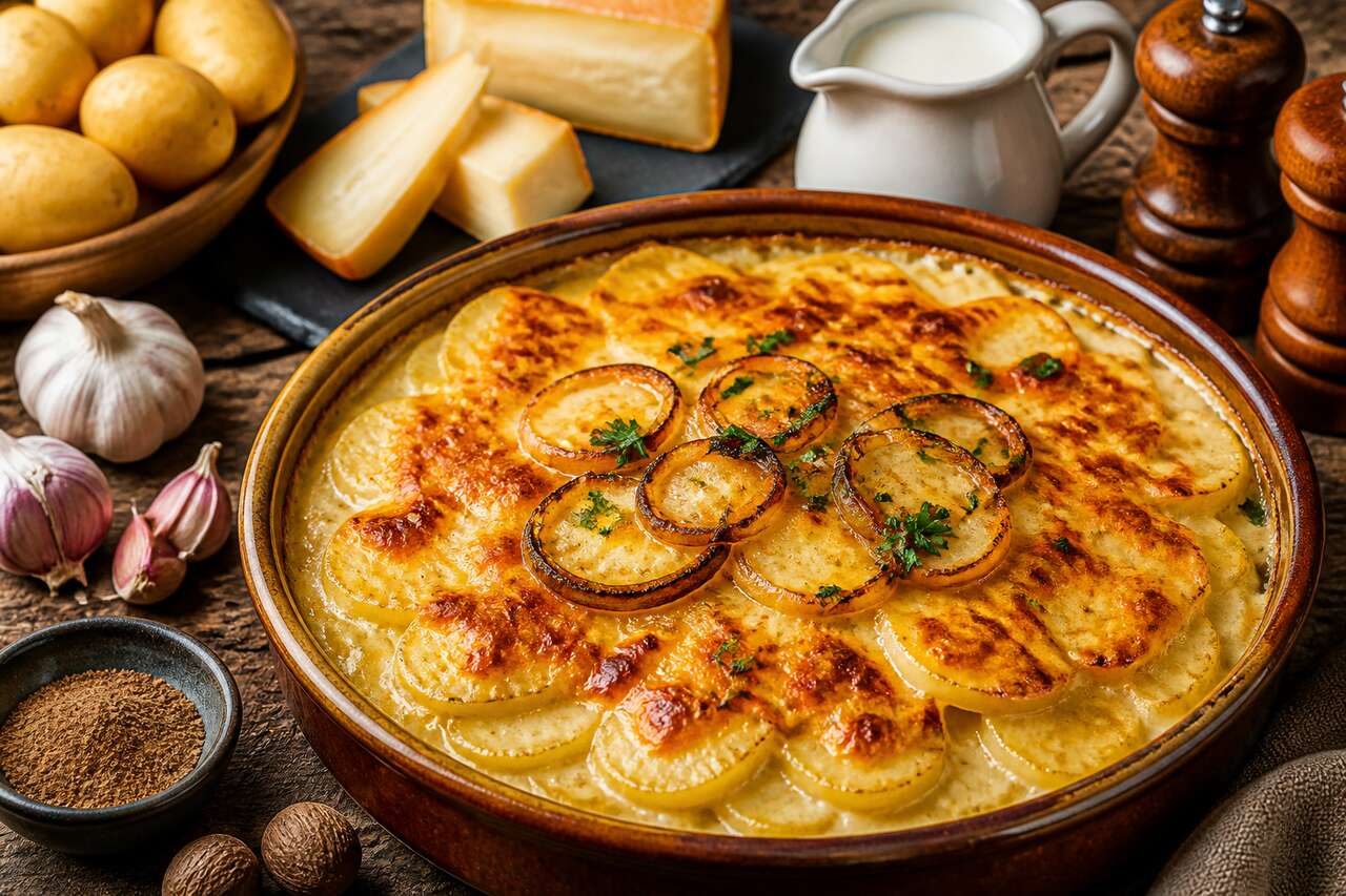 Gratin de pommes de terre au Maroilles : la recette savoureuse