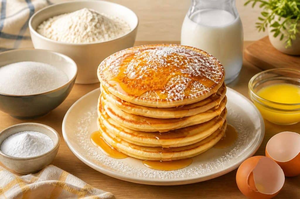 Recette rapide et facile de pancakes moelleux