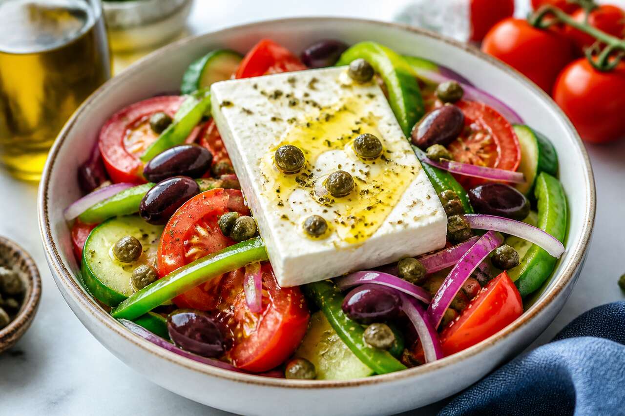Recette de salade grecque authentique