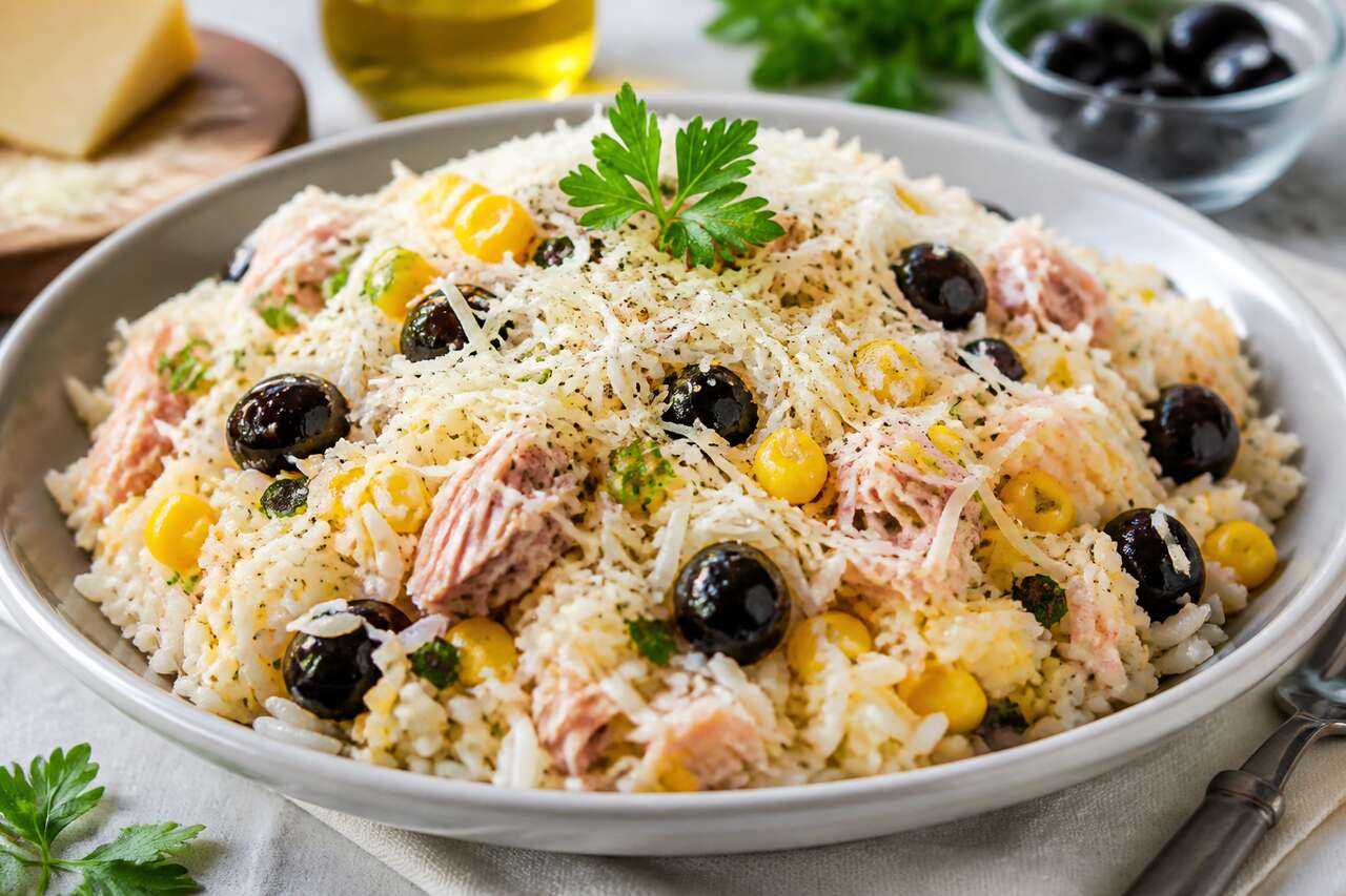 Salade de riz facile au fromage : découvrez la recette