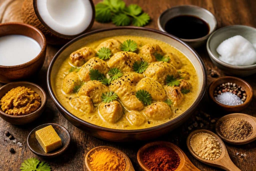 Poulet au lait de coco : recette savoureuse et facile