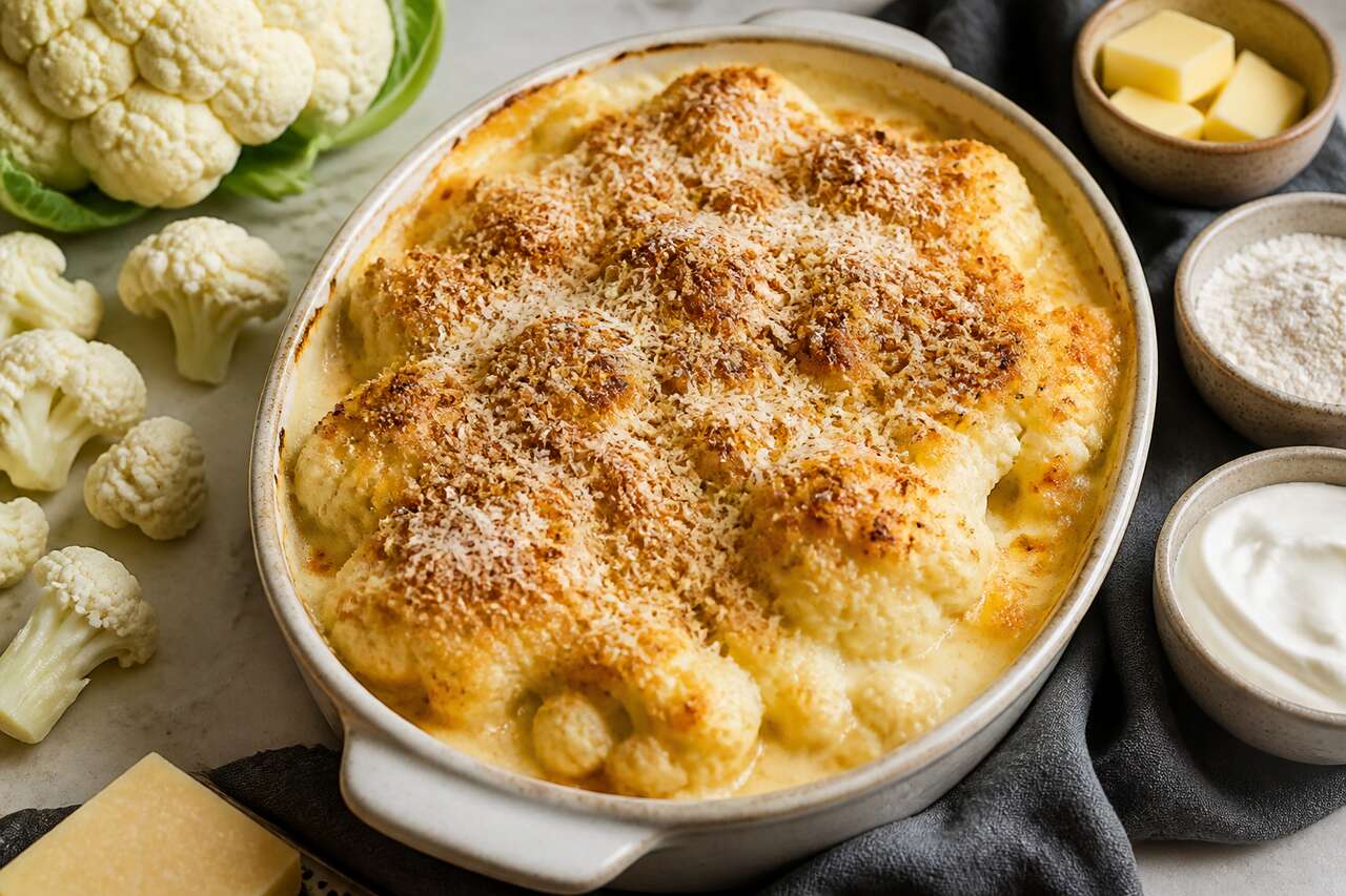 Gratin de chou-fleur au parmesan : la recette gourmande à découvrir