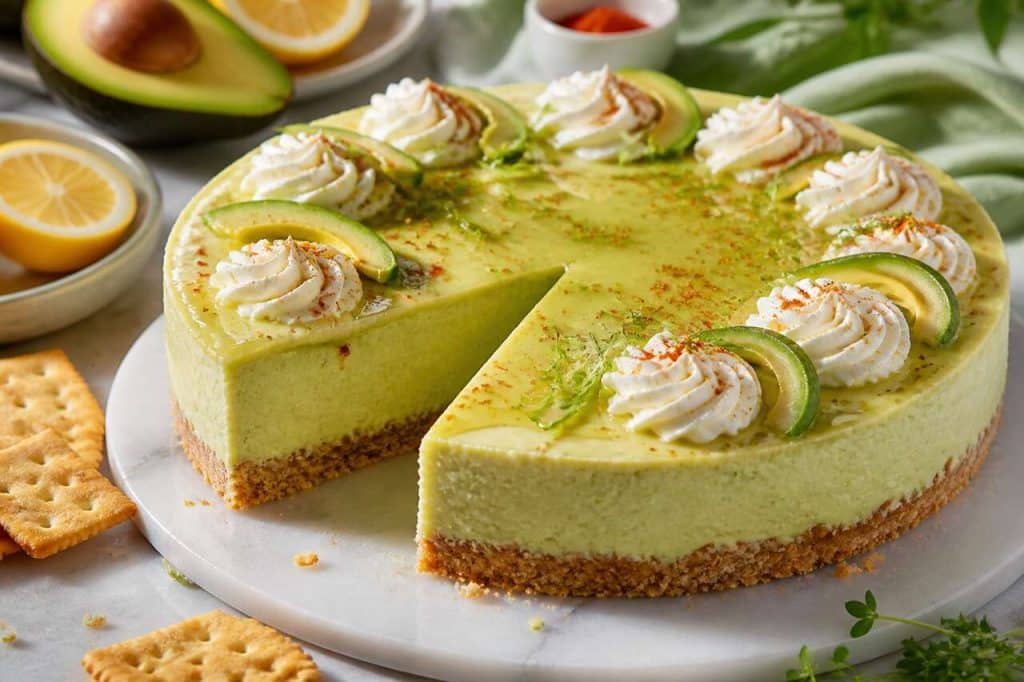 Cheesecake avocat et fromage frais : découvrez la recette originale