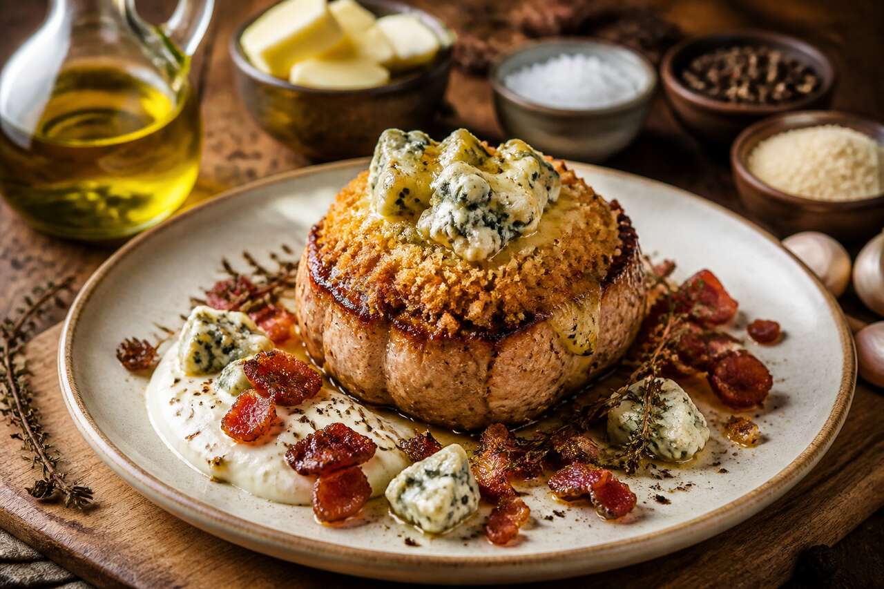 Filet mignon gratiné au bleu : recette savoureuse et facile