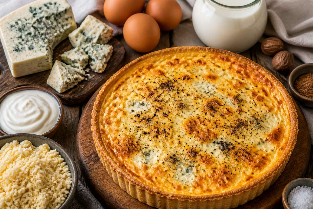 Recette de quiche au Roquefort : un délice fromager