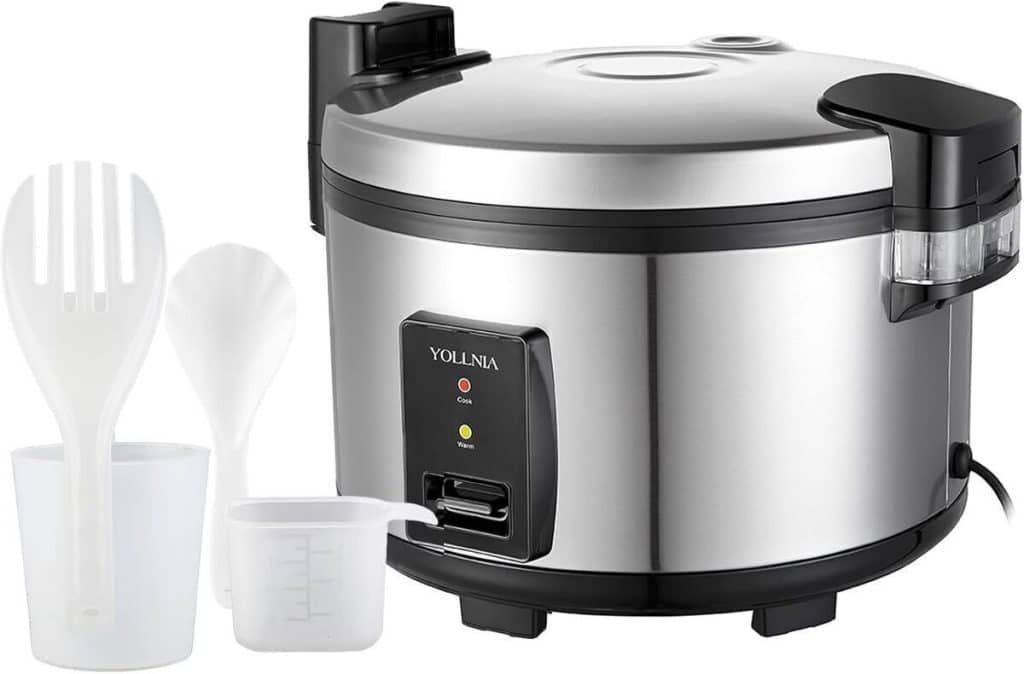 Test du cuiseur de riz Yollnia 23L : grande capacité et performance