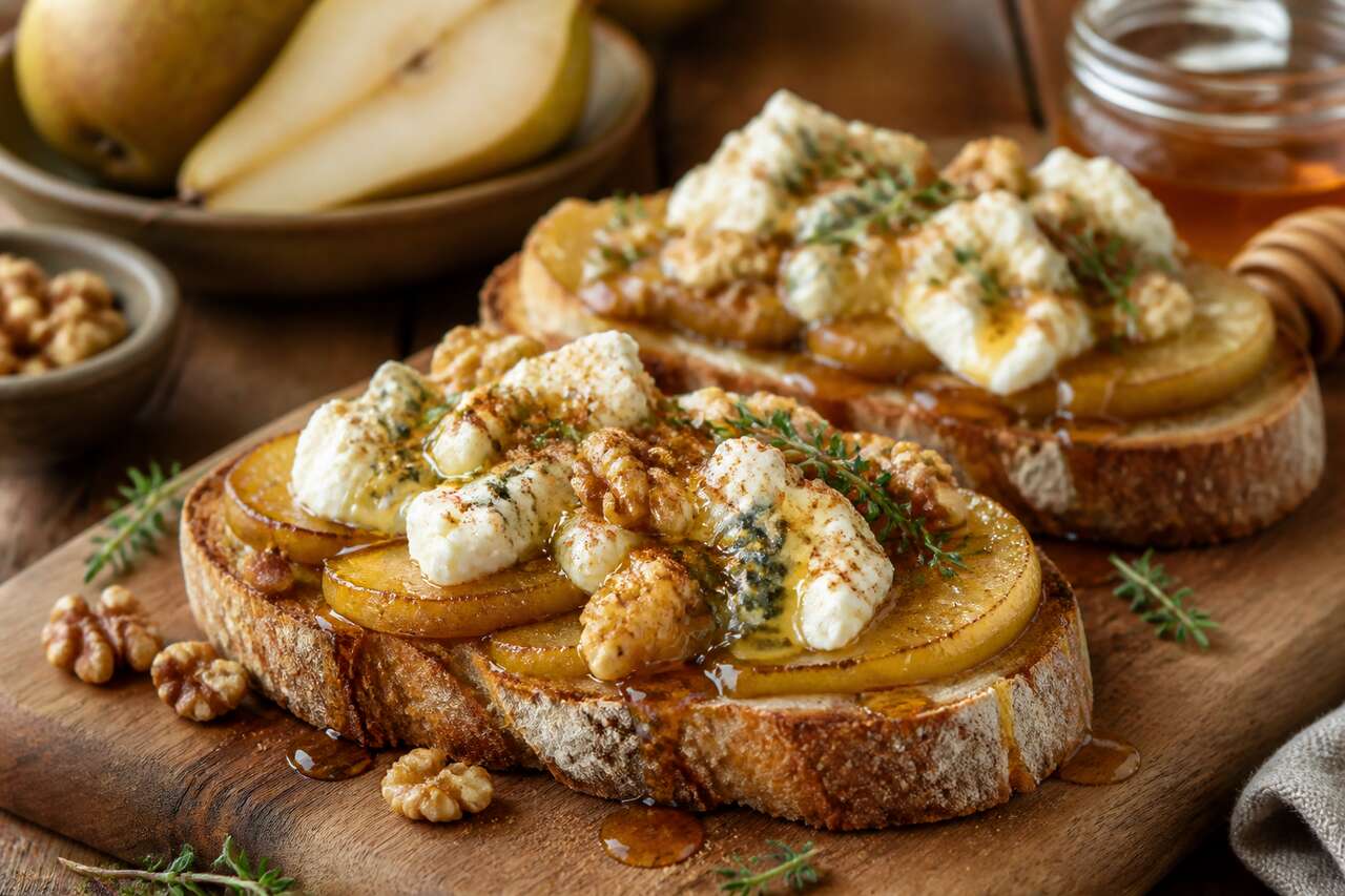 Recette de tartines poire miel : un délice à essayer !