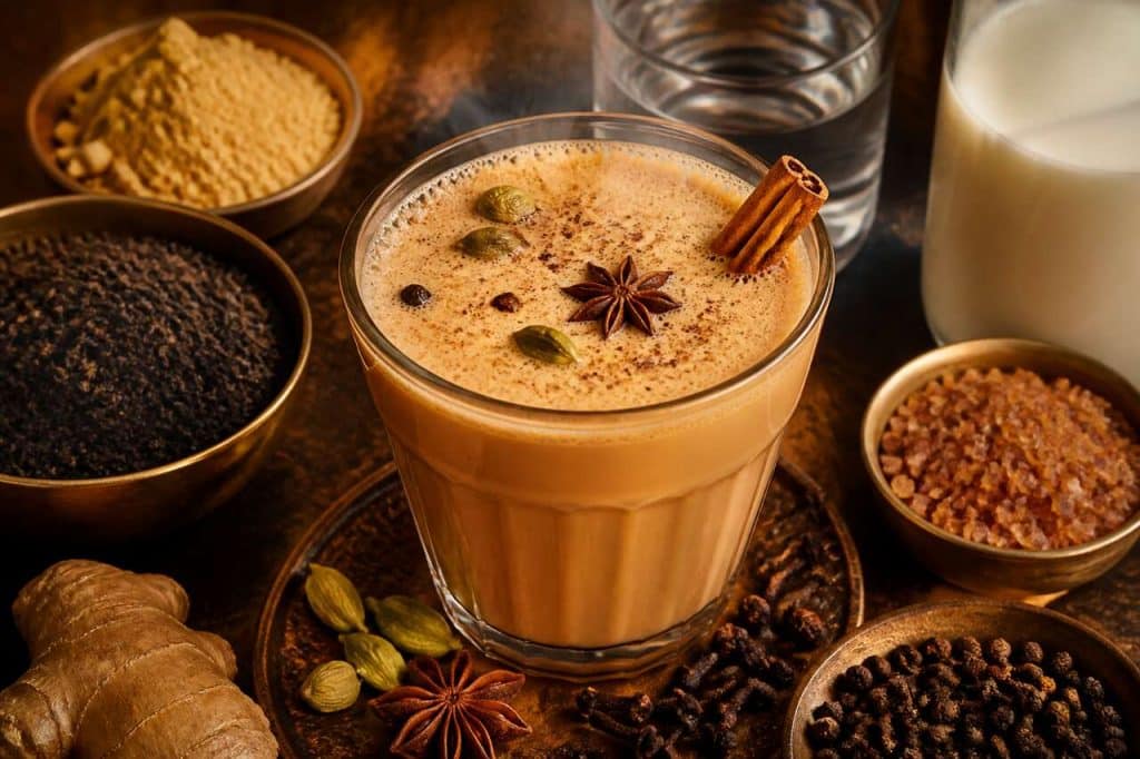 Thé indien massala aux épices : recette authentique