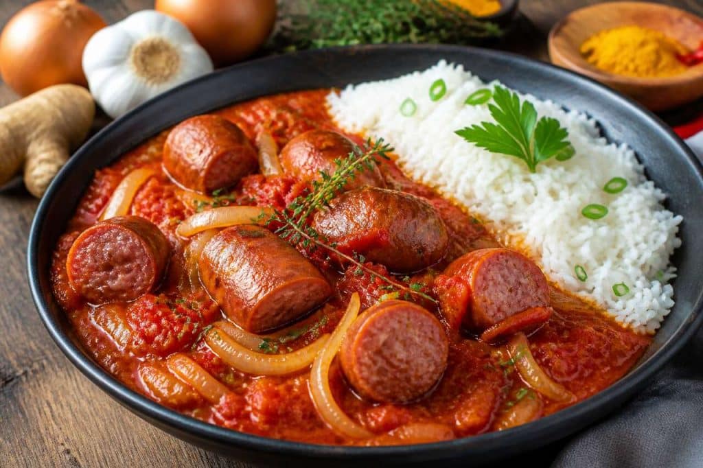 Rougail saucisse réunionnais : recette traditionnelle