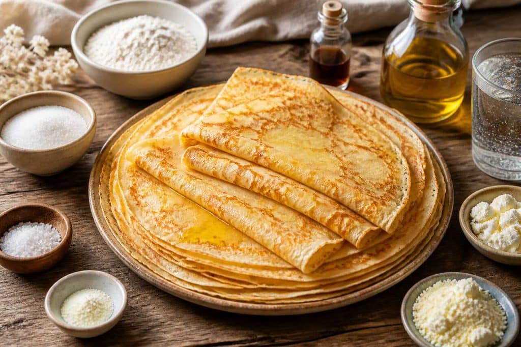 Crêpes légères et moelleuses : recette facile