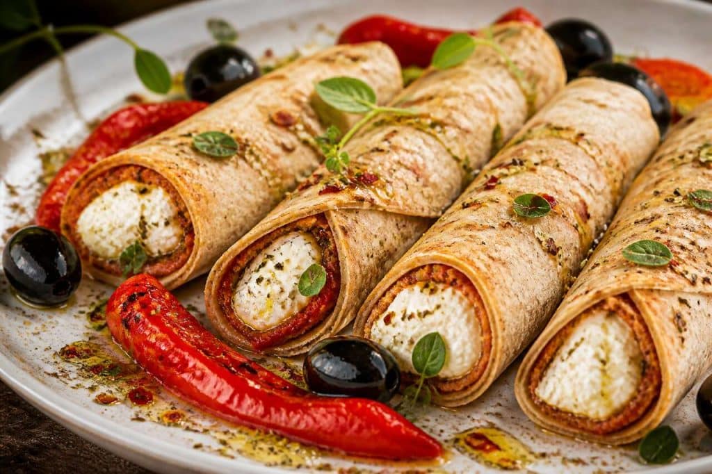 Recette : mini tortillas végétariennes au fromage de brebis
