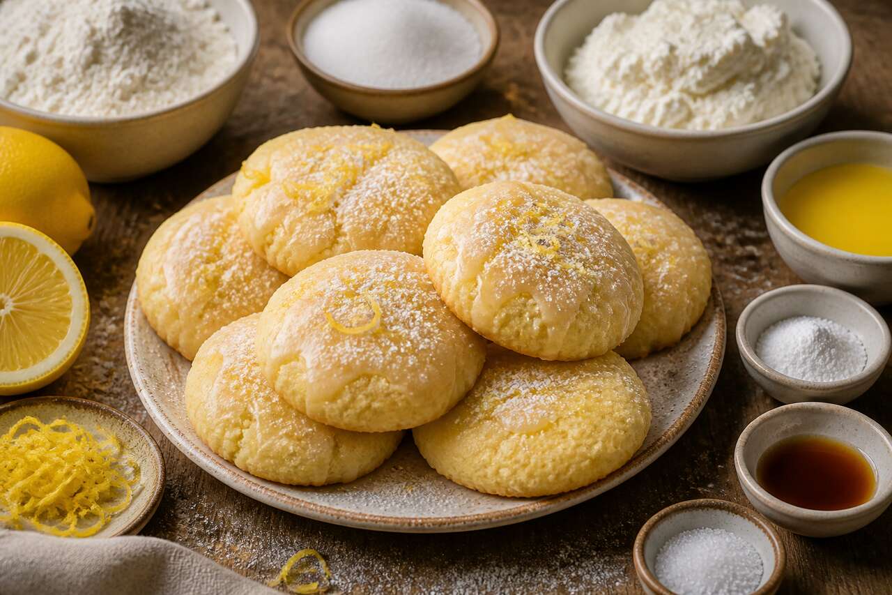 Biscuits moelleux citron ricotta : recette gourmande