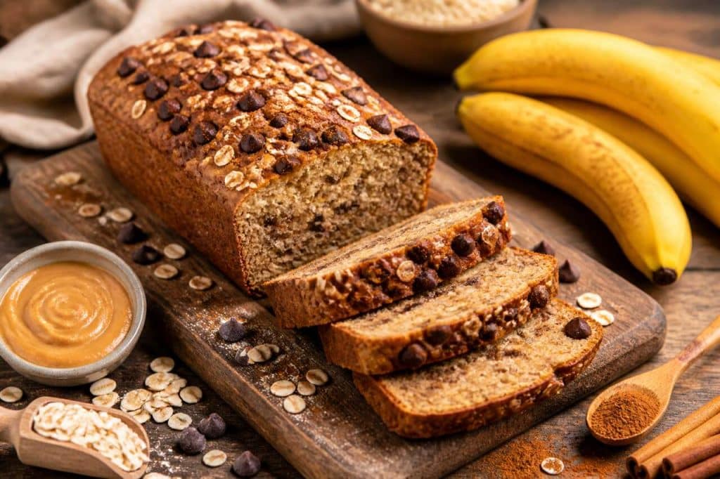 Banana bread sans farine ni sucre : recette facile