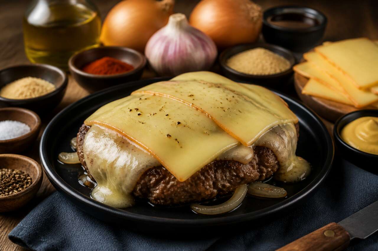 Recette de steak au fromage savoureux et rapide