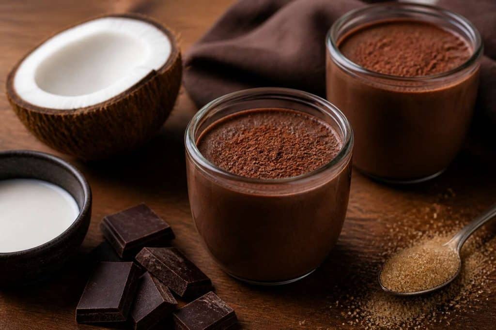 Crème danette végétale chocolat : recette facile et savoureuse