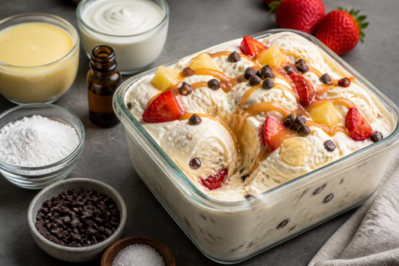 Recette de glace maison facile avec un ingrédient magique