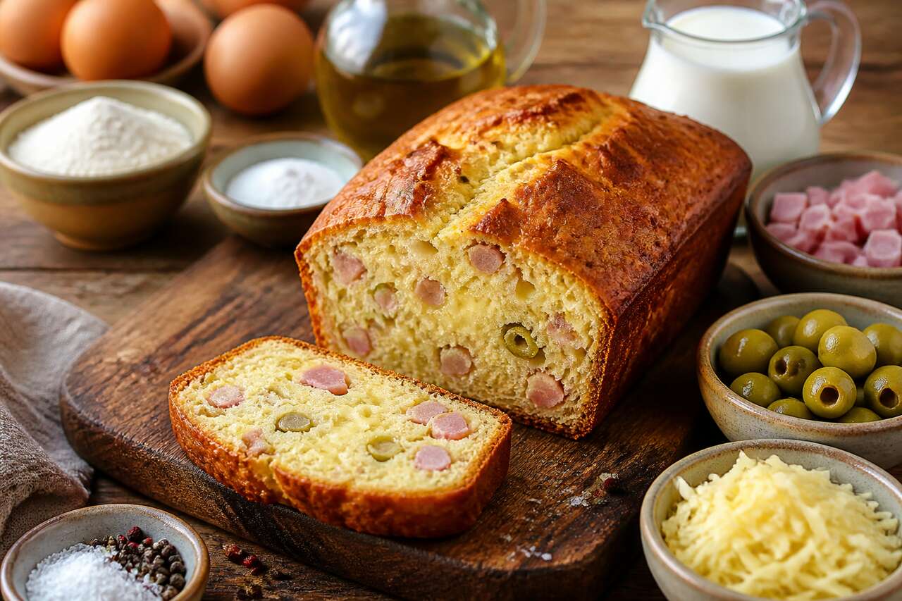 Cake au jambon et fromage : recette Thermomix facile