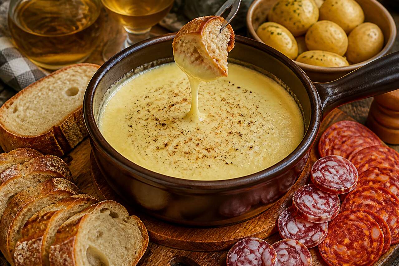 Recette fondue camembert au cidre : délice fromager