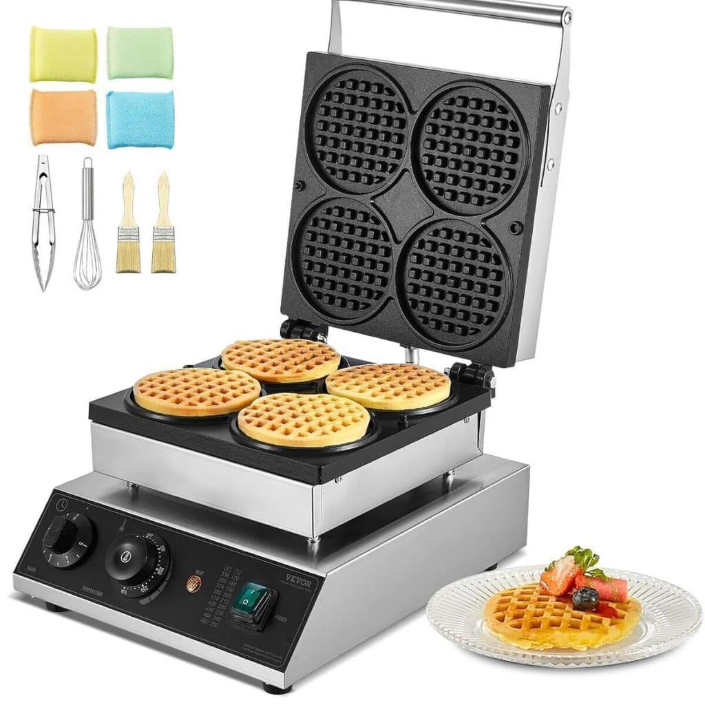 Test du gaufrier commercial VEVOR 1750 W : performances pros