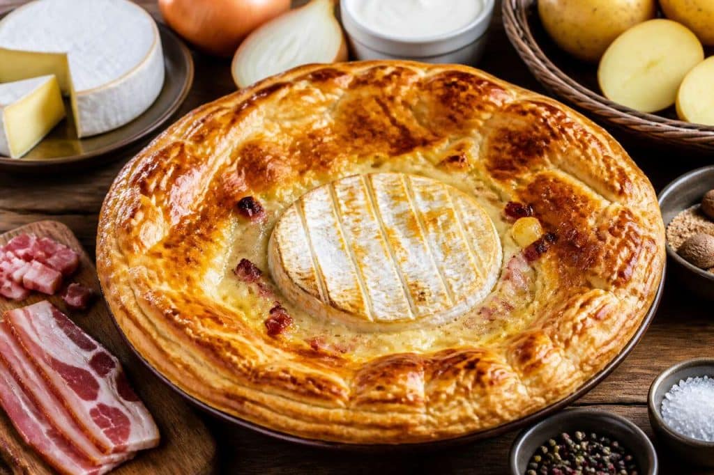 Recette de tourte campagnarde au Camembert : délice rustique