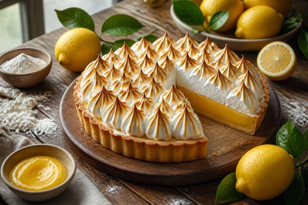 Tarte au citron meringuée vegan : recette facile et savoureuse