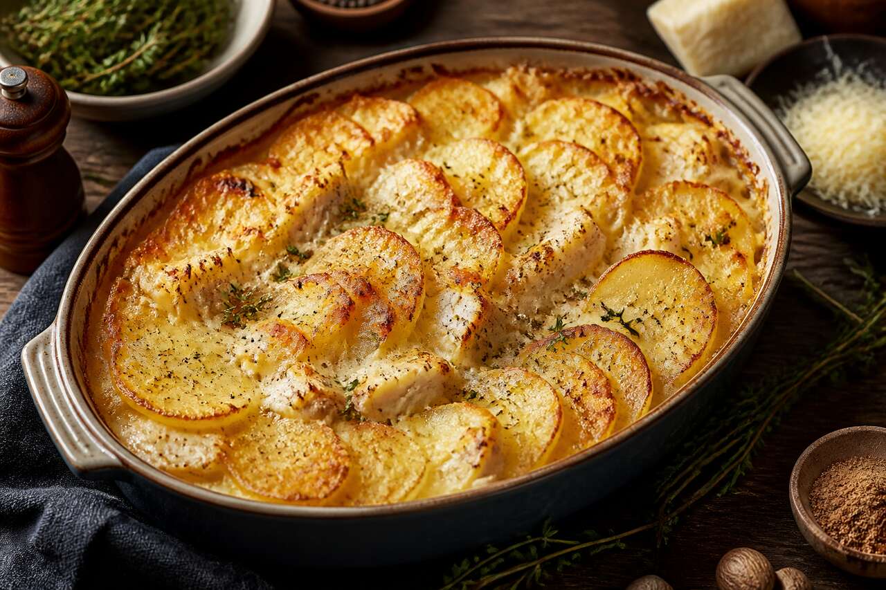 Gratin de pommes de terre au poisson : recette délicieuse et facile