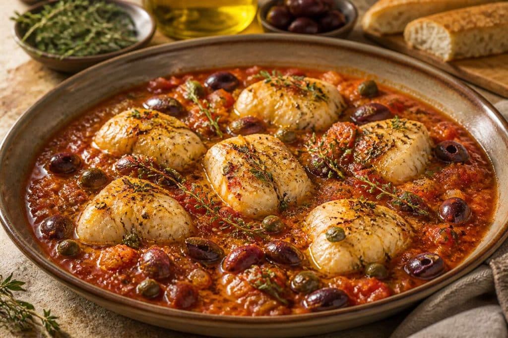 Lotte aux saveurs du sud : recette méditerranéenne savoureuse