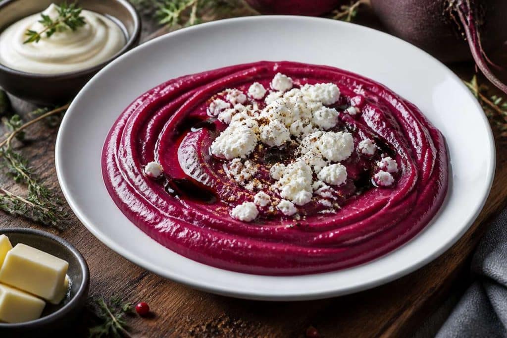 Purée de betterave au fromage frais : recette gourmande