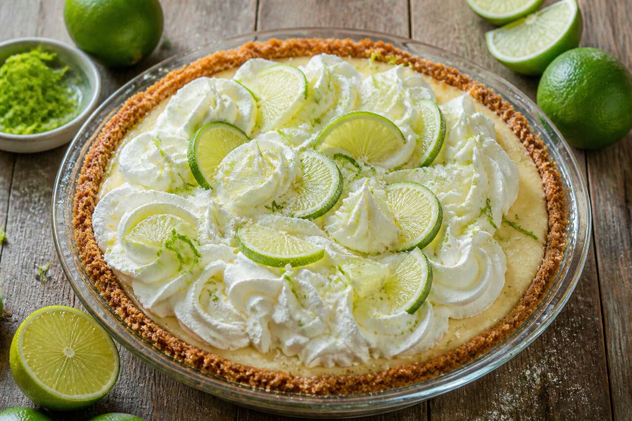 Recette de la key lime pie : tarte au citron vert de floride