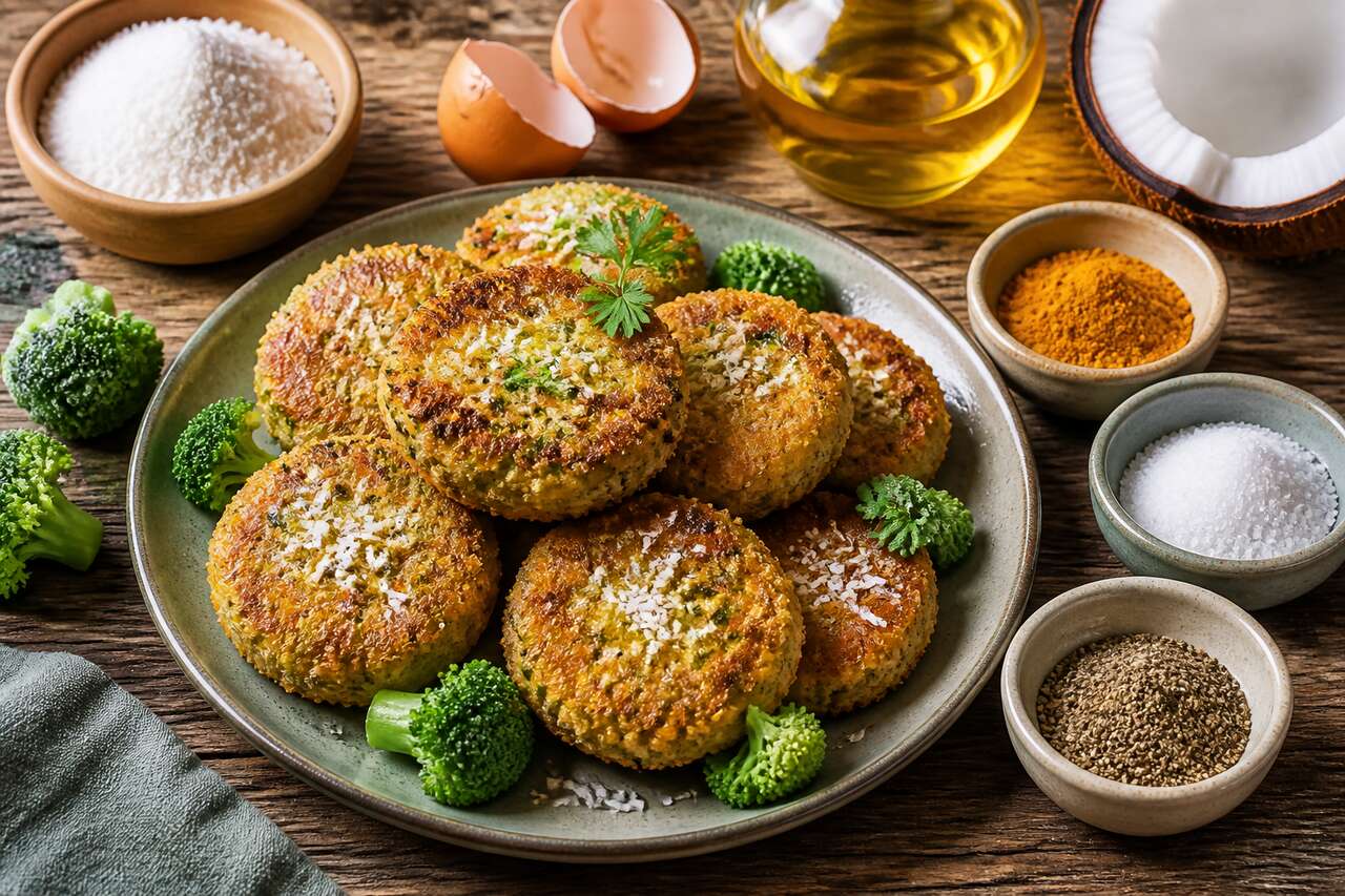 Galettes de brocolis coco faciles : recette simple et savoureuse