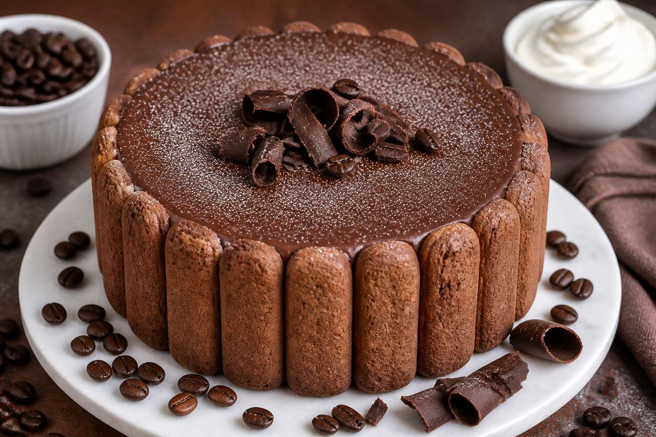 Charlotte au chocolat facile : recette gourmande