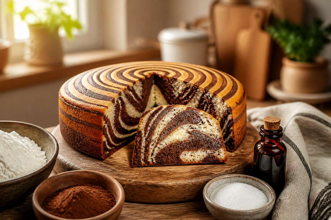 Recette facile du cake zébré marbré : réalisez un zebra cake parfait