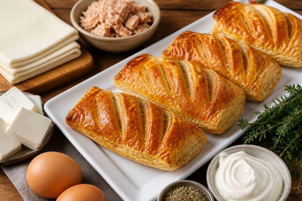 Feuilletés au thon, œuf et kiri : la recette facile