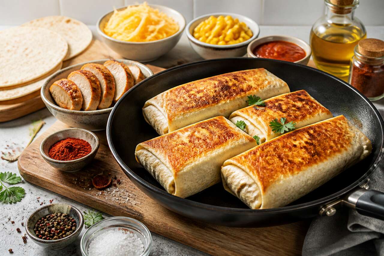 Recette de wraps à la poêle faciles et délicieux