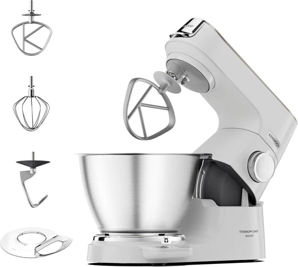 Test du robot pâtissier kenwood titanium chef baker kvc65.001wh : puissance et précision intégrées