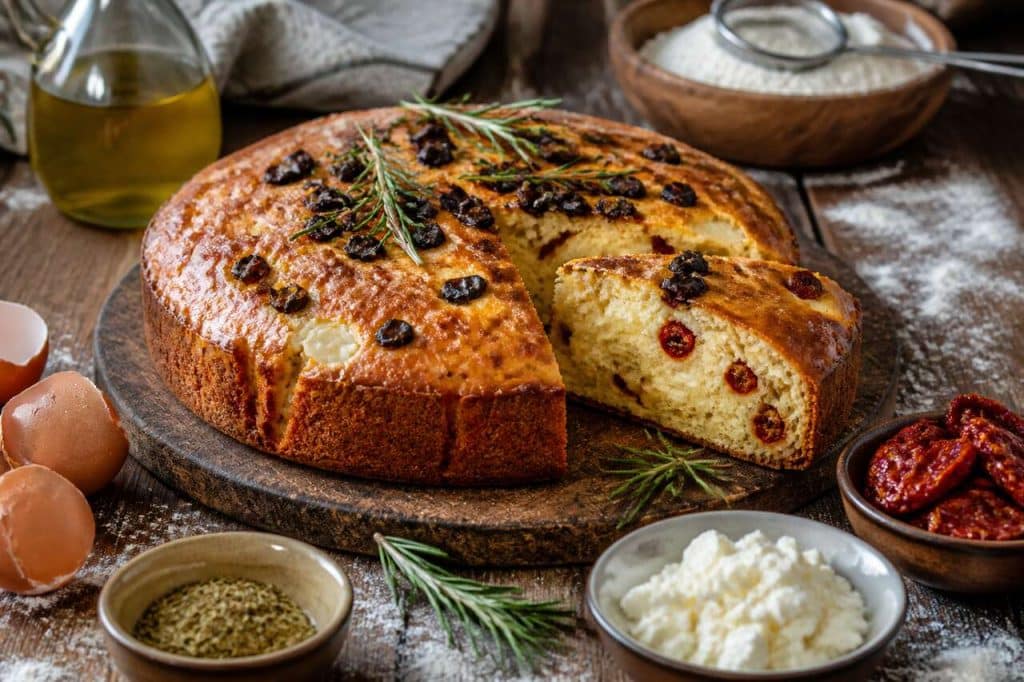 Cake tomates séchées et feta : délicieuse recette facile