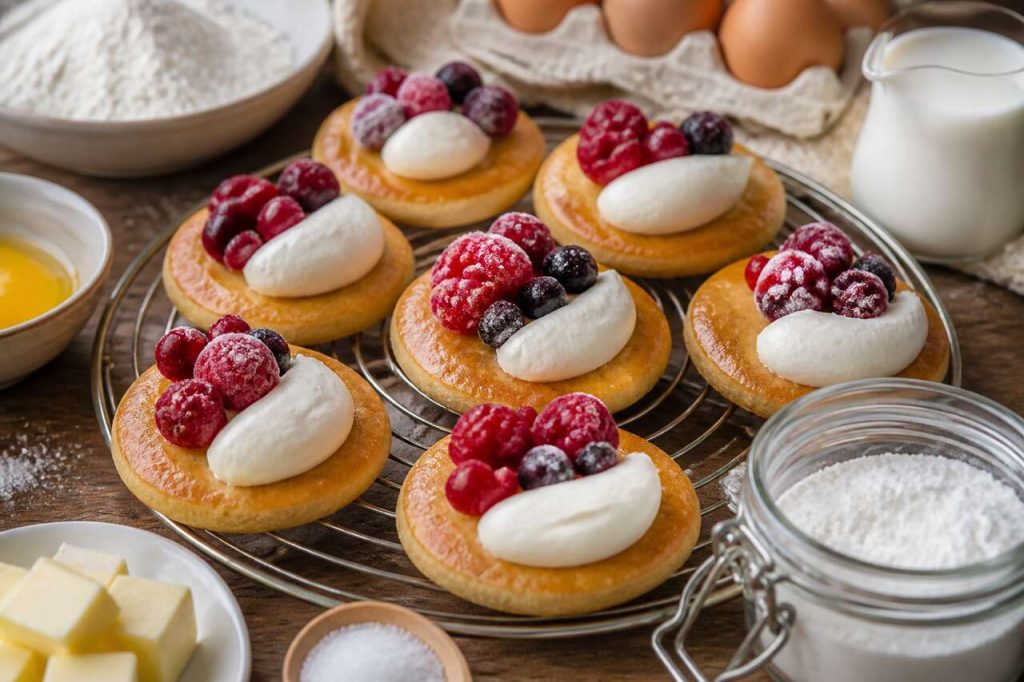 Sablés aux fruits rouges et fromage fouetté : recette gourmande