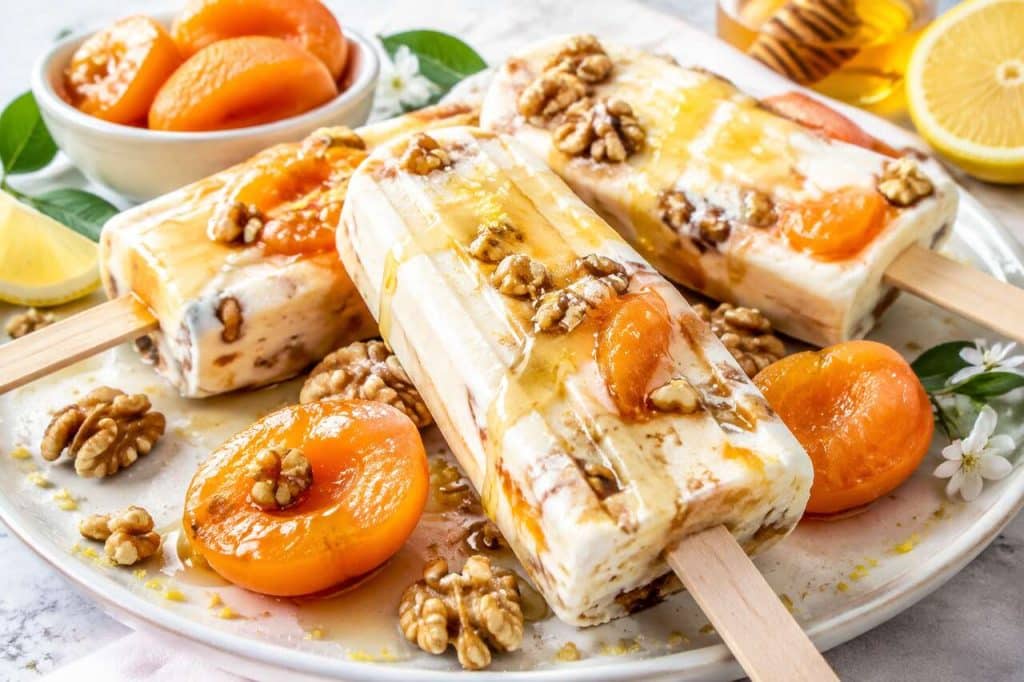 Esquimaux abricots et fromage aux noix : recette gourmande