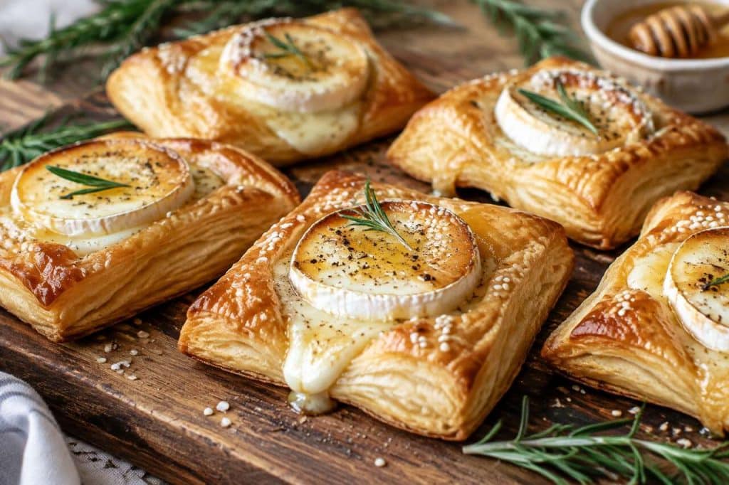Feuilletés apéritifs au chèvre frais : la recette gourmande