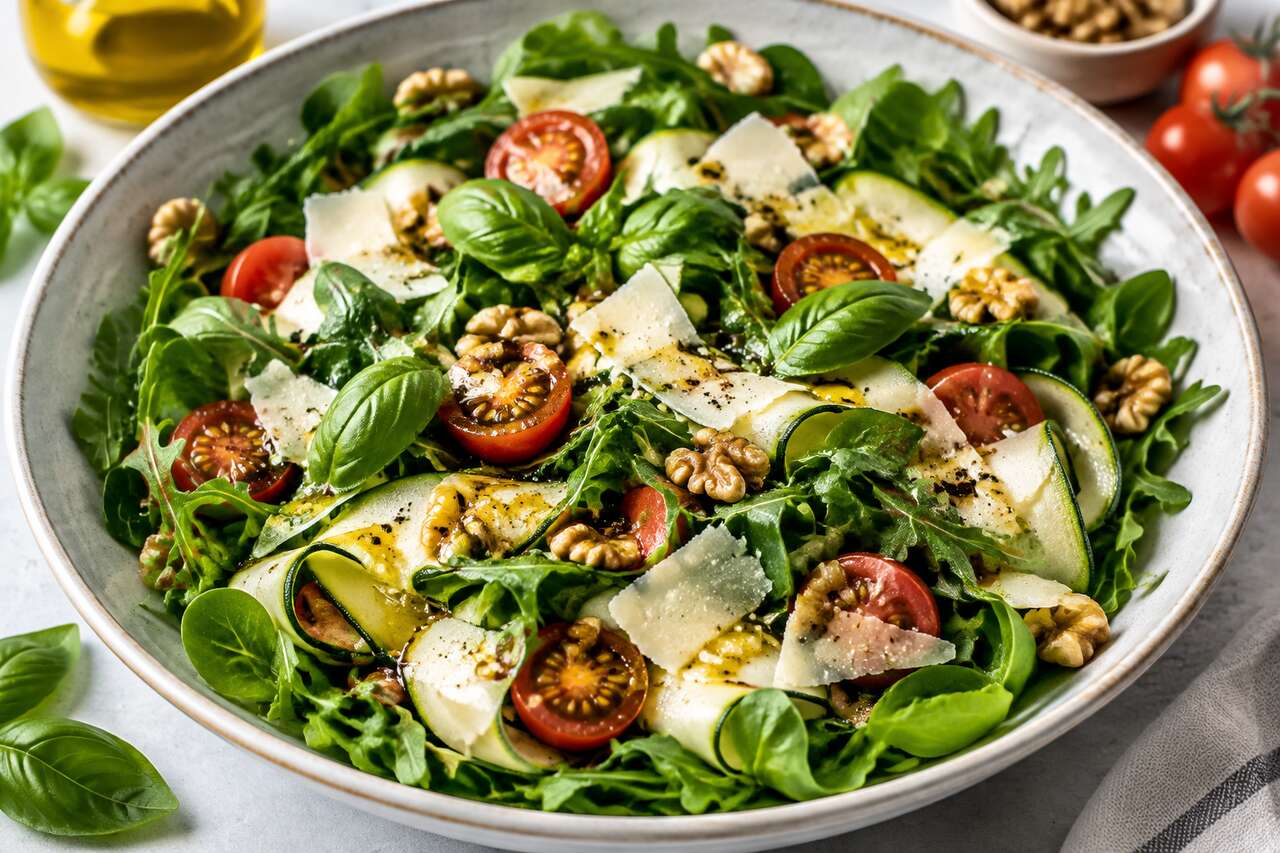 Salades composées aux copeaux de Grana Padano : recettes savoureuses